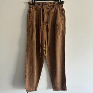 Free People Margate Pleated Trousers Size S